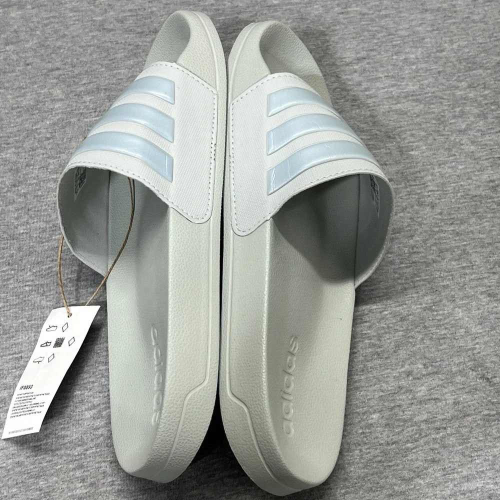 Adidas Adilette Shower Unisex Slip On Slide Sandal Shoe Men's 9 Women's 10
